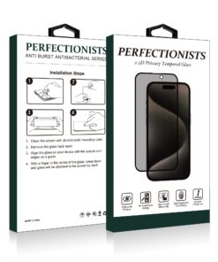 LCD kaitsev karastatud klaas 2.5D Privacy Perfectionists Samsung S931 S25 must