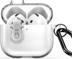Telefoniümbris Dux Ducis PECL Apple AirPods 4 läbipaistev