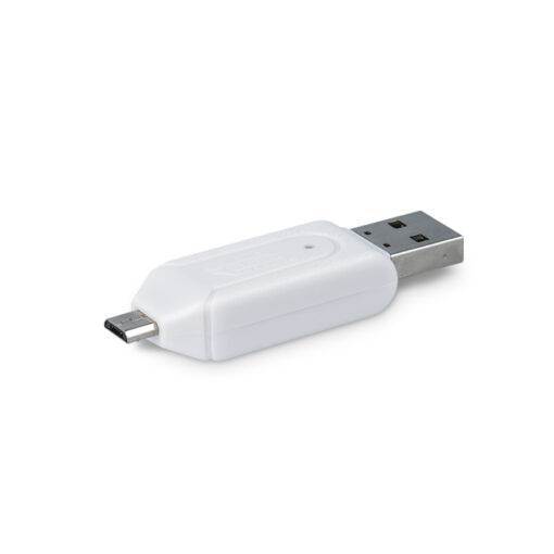 Forever microSD / SD card reader USB + microUSB white OTG - Image 3