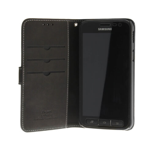 Samsung Galaxy Xcover 4/4S must Flip nahkkott - Image 4