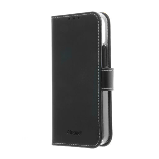 iPhone 12 Mini must Flip nahkkott