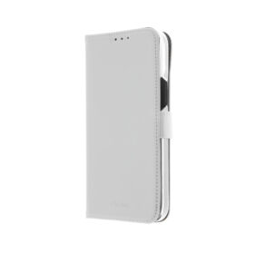iPhone 12/iPhone 12 Pro valge Flip nahkkott