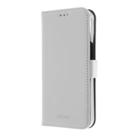 iPhone 13 valge Flip nahkkott