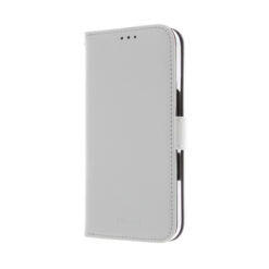 iPhone 16 valge Flip nahkkott