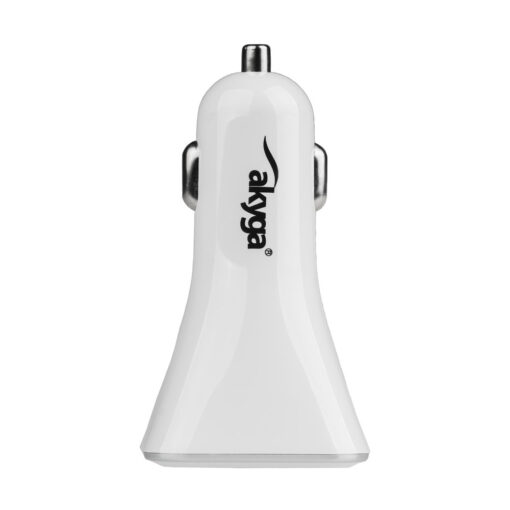 Akyga AK-CH-09 car charger 4x USB 6,8A white 12V - Image 2