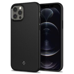 Kaitseümbris Mag Armor, Apple iPhone 12 / 12 Pro, MagSafe, must, Spigen