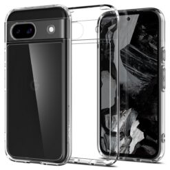 Kaitseümbris Ultra Hybrid, Google Pixel 8a, läbipaistev, Spigen