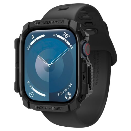 Kaitseümbris Rugged Armor, Apple Watch Series 10 (46mm), must, Spigen - Image 9