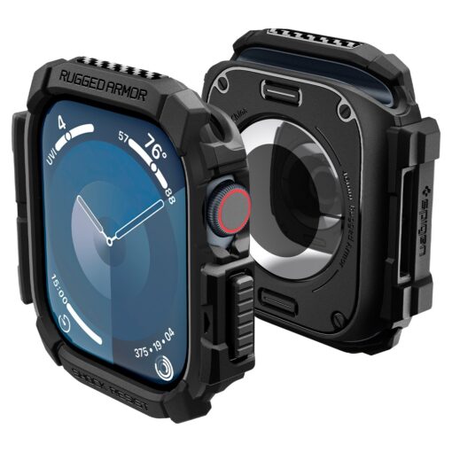 Kaitseümbris Rugged Armor, Apple Watch Series 10 (46mm), must, Spigen - Image 7