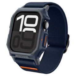 Kaitseümbris kellarihmaga Lite Fit Pro, Apple Watch Series 10 (46mm), tumesinine, Spigen