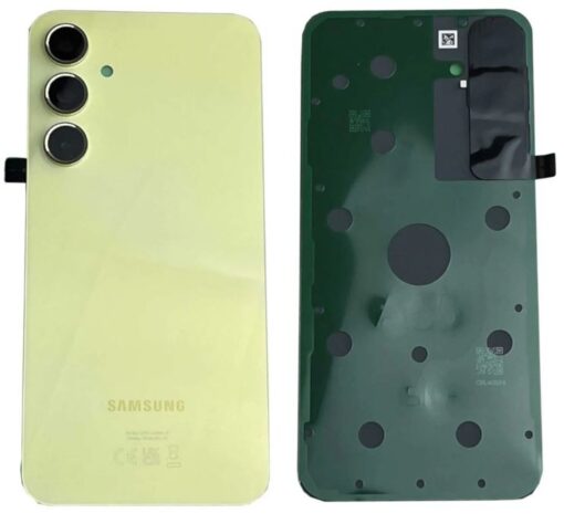 Back cover for Samsung A556 A55 5G Lemon/Lime original (service pack)