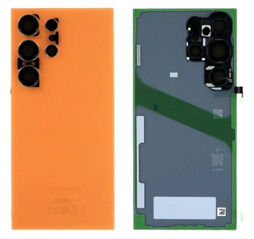 Back cover for Samsung S928 S24 Ultra Titanium Orange original (service pack)