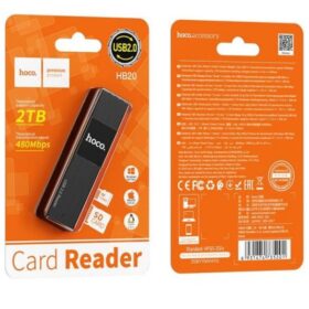 Card reader HOCO HB20 (microSD,SD, USB 2.0) black