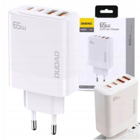 Charger Dudao (A65EU) (2xUSB-C; 2xUSB 65W) white