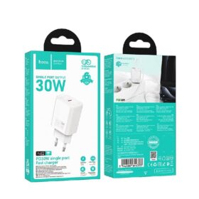 Charger HOCO N62 (1xUSB-C 30W) white