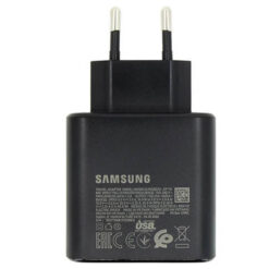 Toalaadija adapter USB-C juhtmele, 45W, must, Super Fast Charging 2.0 kiirlaadimine, Samsung