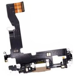 Flex for iPhone 12/12 Pro for charging connector with microphone Gold used ORG