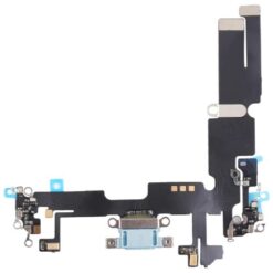 Flex for iPhone 14 Plus for charging connector with microphone Blue ORG