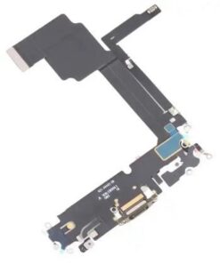 Flex for iPhone 15 Pro Max for charging connector with microphone Black Titanium ORG