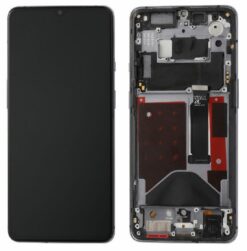 LCD screen OnePlus 7T with touch screen and frame Frosted Silver original (used Grade B)