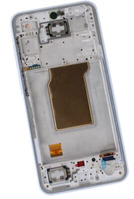 LCD screen Samsung A356 A35 5G with touch screen and frame Awesome Iceblue original (service pack)