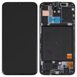 LCD screen Samsung A405 A40 2019 with touch screen and frame Black (TFT version) HQ