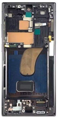 LCD screen Samsung S918 S23 Ultra 5G with touch screen and frame Black OLED