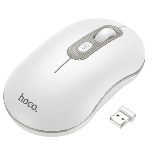 Mouse HOCO GM21 wireless, white