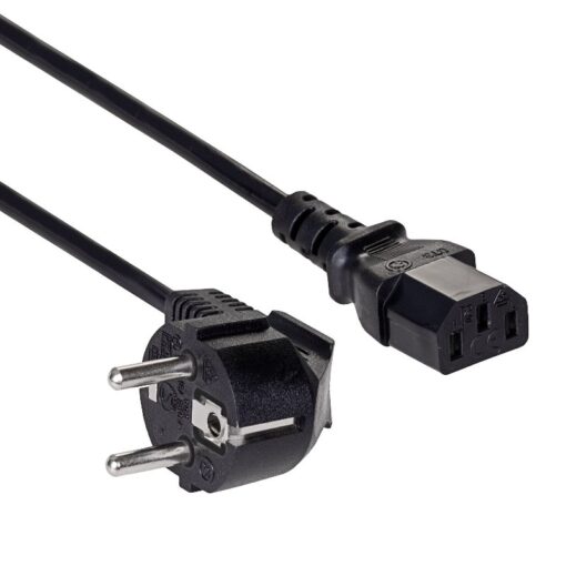 Power cable for laptop Akyga AK-PC-01A CCA CEE 7/7 / IEC C13 1.5m