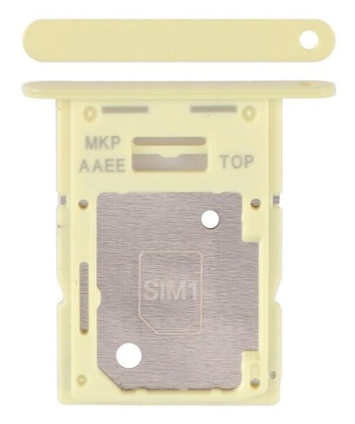 SIM card holder Samsung A156 A15 5G Yellow original (service pack)