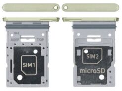 SIM card holder Samsung A556 A55 5G Awesome Lemon original (service pack)