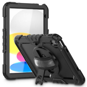Kaitseümbris Solid360, Apple iPad 11" (2025) / iPad 10.9" (2022), must, Tech-Protect