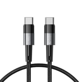 USB-kaabel USB-C otsik <-> USB-C otsik, 25cm, PD60W/3A, tumehall, Tech-Protect
