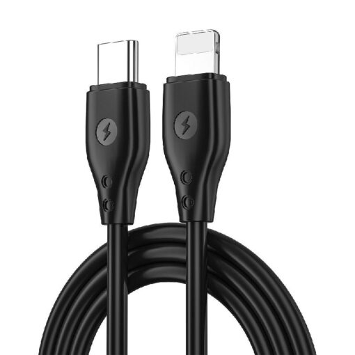 USB cable WiWu C002 "USB-C (Type-C) to Lightning" (30W) 1m black