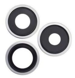 iPhone 14 Pro/14 Pro Max lens for camera with frame Silver (3pcs) ORG