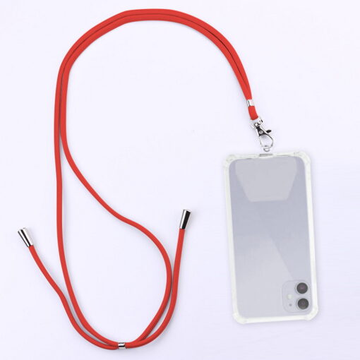 Universal neck strap for phones red - Image 2