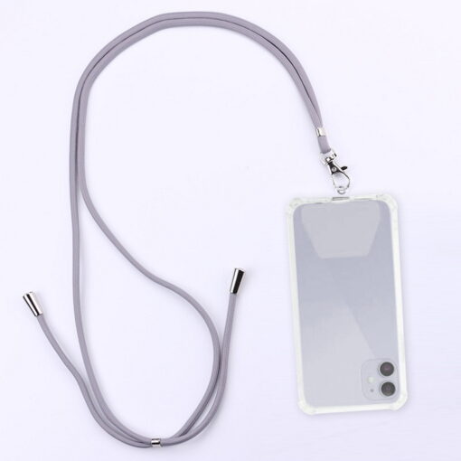 Universal neck strap for phones grey - Image 2