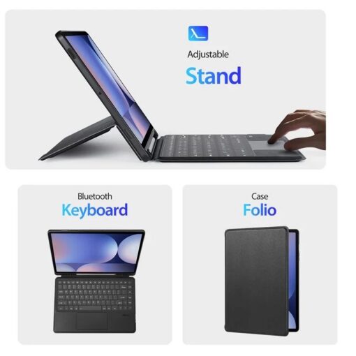 Tahvelarvuti ümbris klaviatuuriga Dux Ducis DK Samsung X920/X926 Tab S10 Ultra/X910/X916 Tab S9 Ultra/X900/X906 Tab S8 Ultra must - Image 3