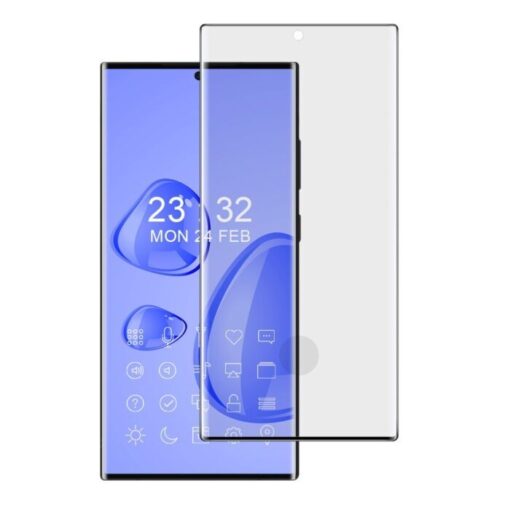 LCD kaitsev karastatud klaas 9D Curved Full Glue Xiaomi Redmi Note 14 Pro 4G must - Image 2