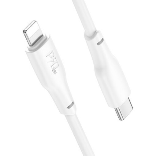 Laadimisjuhe Hoco X93 PD20W USB-C to Lightning 2.0m valge - Image 4