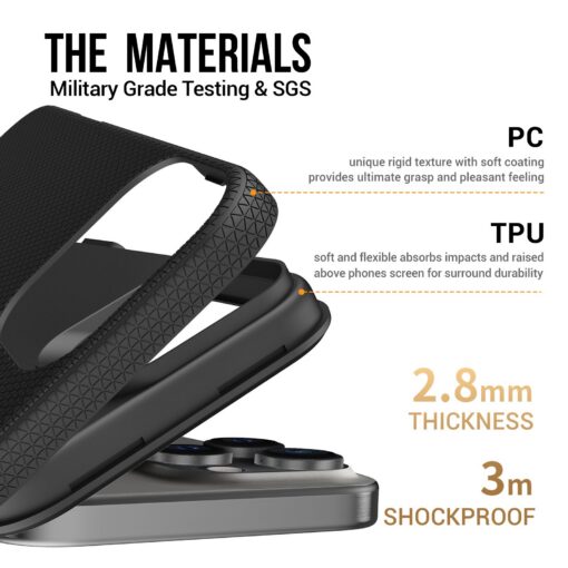 Telefoniümbris Perfectionists Triangle Mag Case Apple iPhone 14 Pro Max must - Image 4