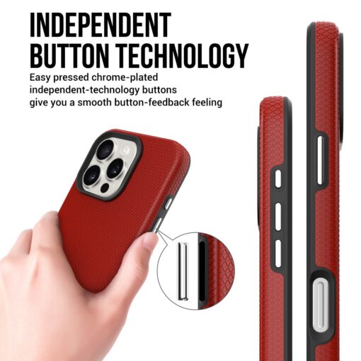 Telefoniümbris Perfectionists Triangle Mag Case Apple iPhone 14 Pro Max punane - Image 3
