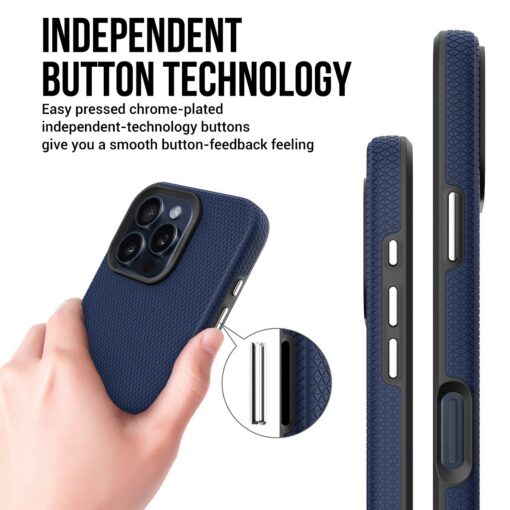 Telefoniümbris Perfectionists Triangle Mag Case Apple iPhone 14 Pro Max tumesinine - Image 3