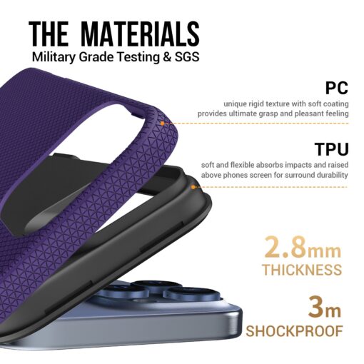 Telefoniümbris Perfectionists Triangle Mag Case Apple iPhone 16 Pro Max lilla - Image 4