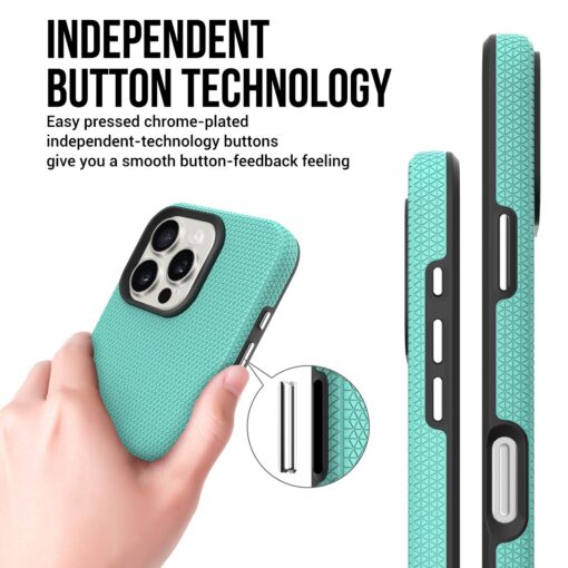 Telefoniümbris Perfectionists Triangle Mag Case Apple iPhone 16 Pro Max roheline - Image 3