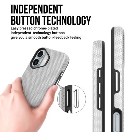 Telefoniümbris Perfectionists Triangle Mag Case Apple iPhone 15 hõbedane - Image 3