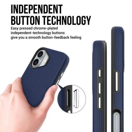 Telefoniümbris Perfectionists Triangle Mag Case Apple iPhone 16 Plus tumesinine - Image 3