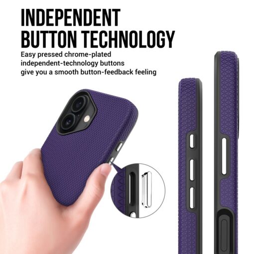 Telefoniümbris Perfectionists Triangle Mag Case Apple iPhone 16 lilla - Image 3