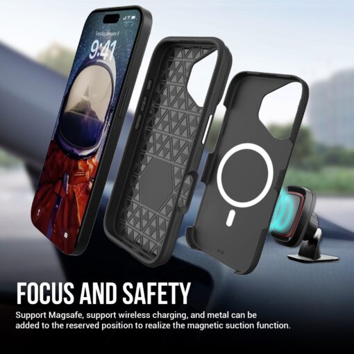 Telefoniümbris Perfectionists Triangle Mag Case Apple iPhone 16 Plus must - Image 2