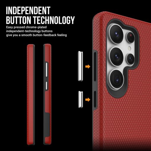 Telefoniümbris Perfectionists Triangle Case Samsung S918 S23 Ultra 5G punane - Image 4